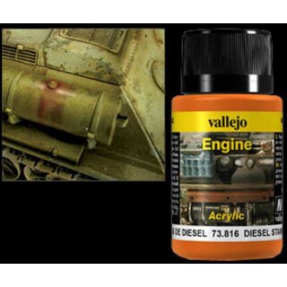 Vallejo Weathering Effects Engine Effect Diesel Stains 40 ml