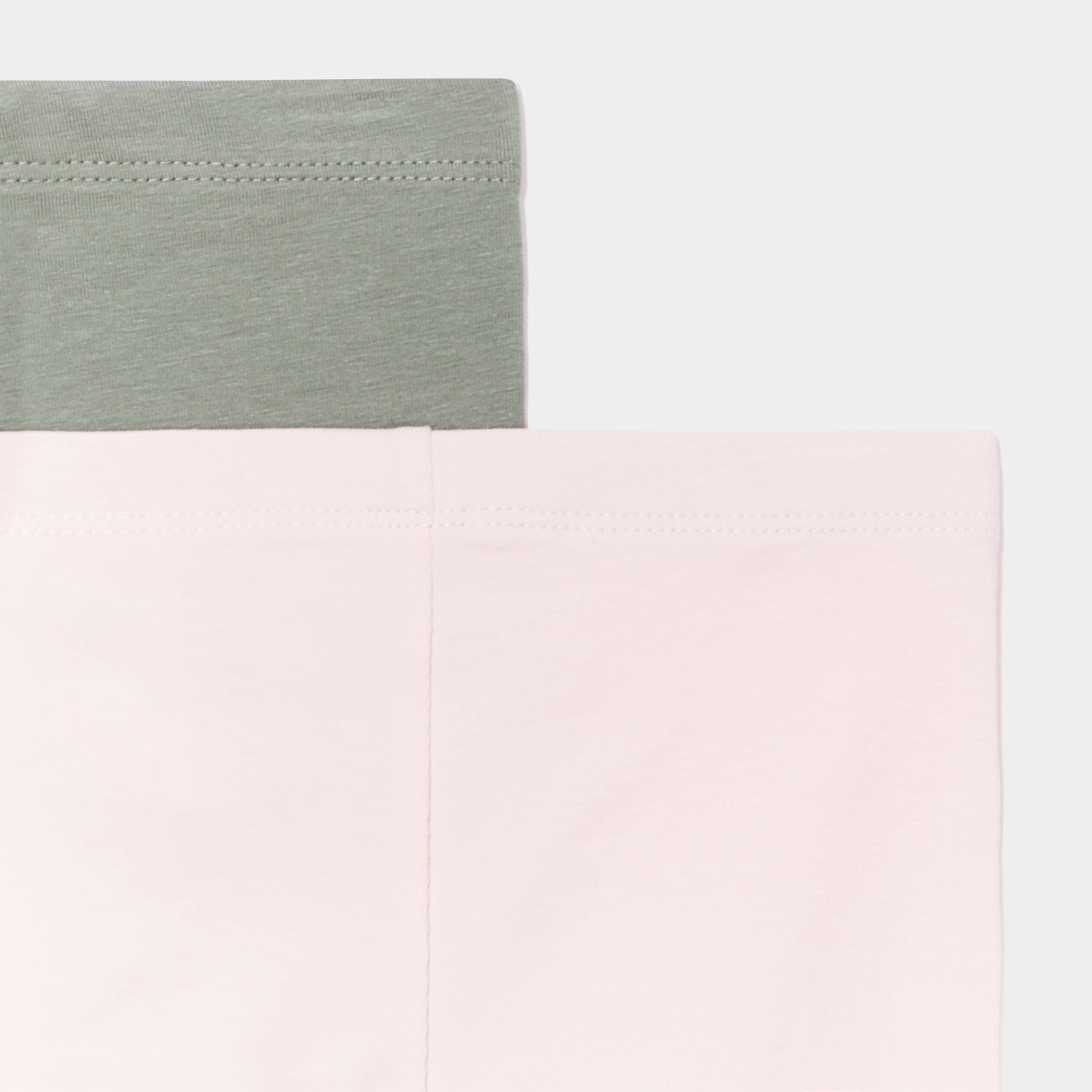 Lot 2 leggings vert kaki bébé fille | La Halle