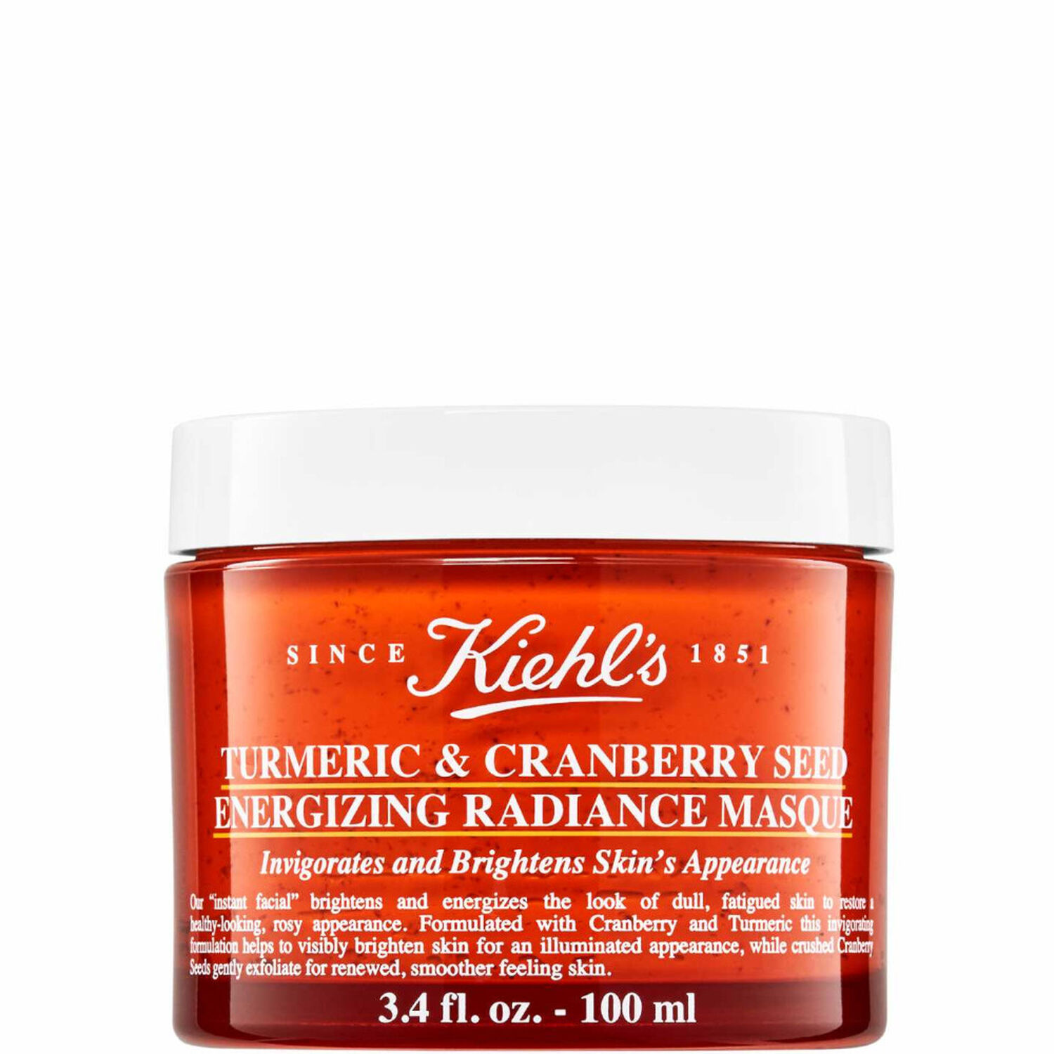 kiehl's Turmeric & Cranberry Seed Masque Exfoliant Eclat Instantané