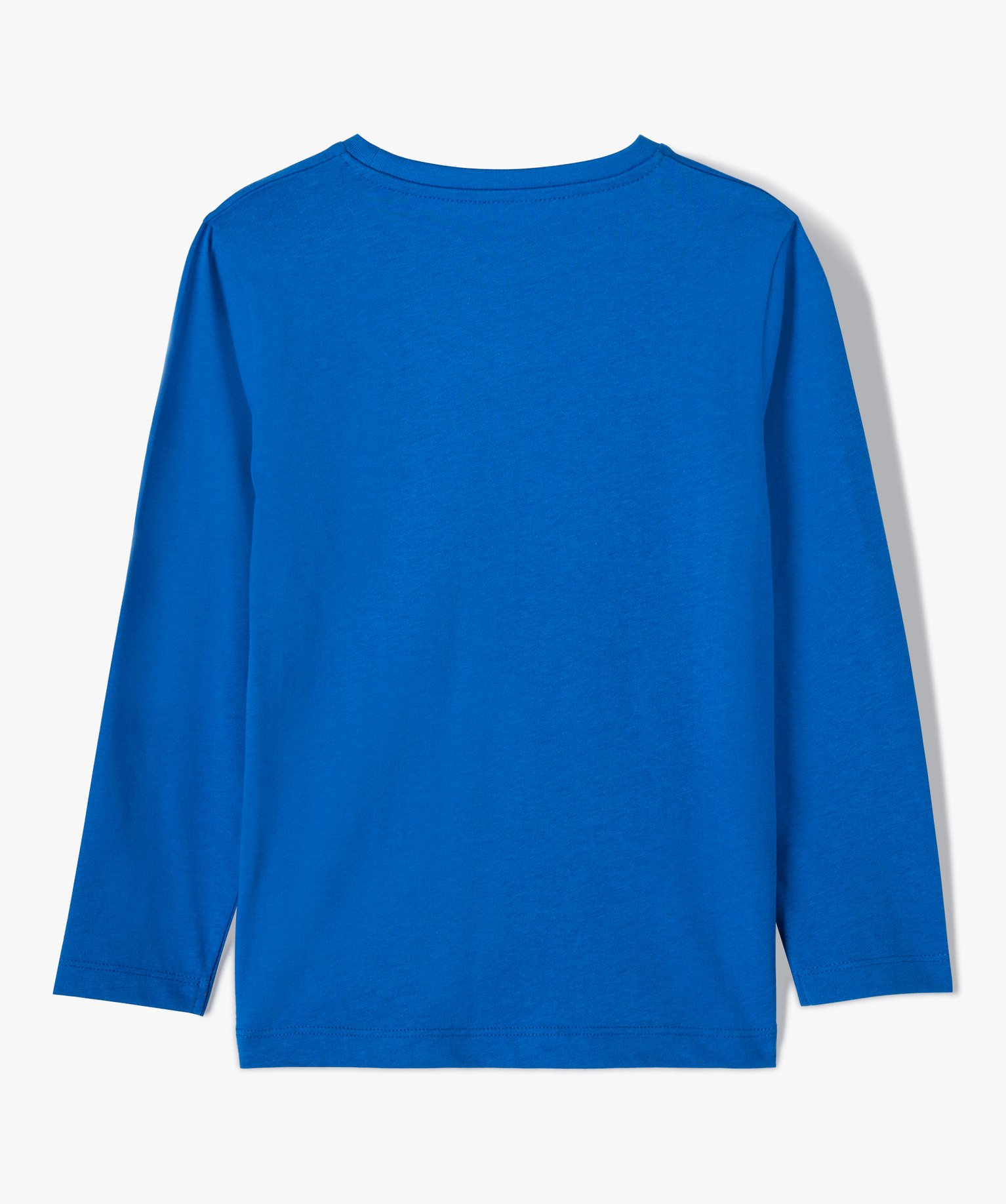 Tee-shirt Garçon à manches longues avec motif bleu | GEMO