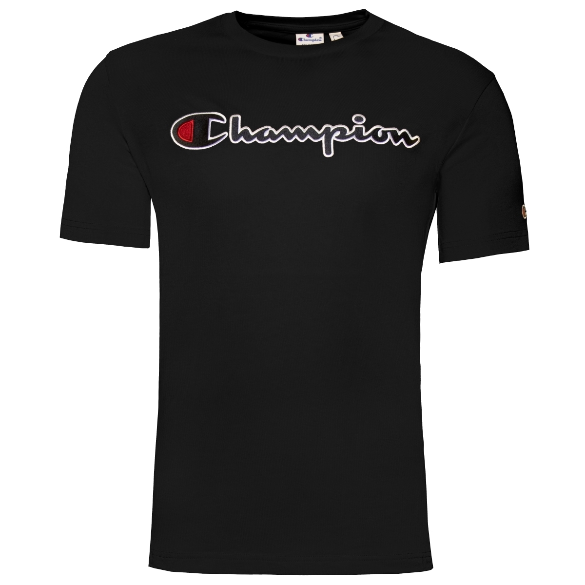 Champion Crewneck T-Shirt schwarz