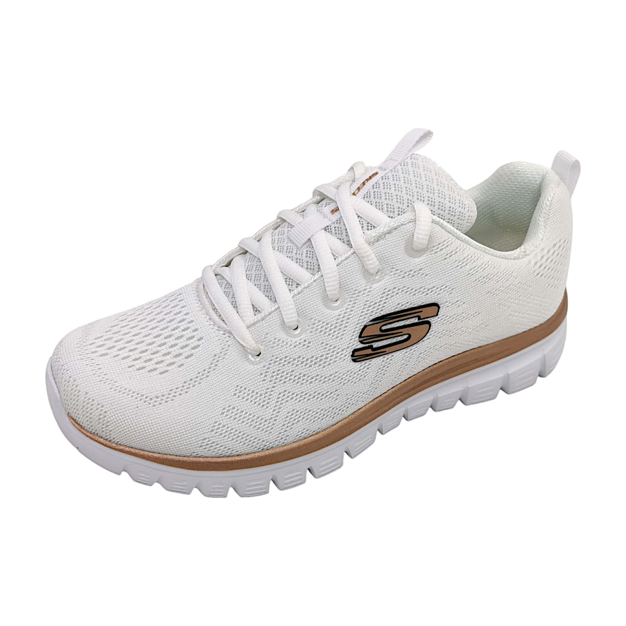 Skechers Get Connected 12615 WTRG Weiß WTRG white/rose/gold