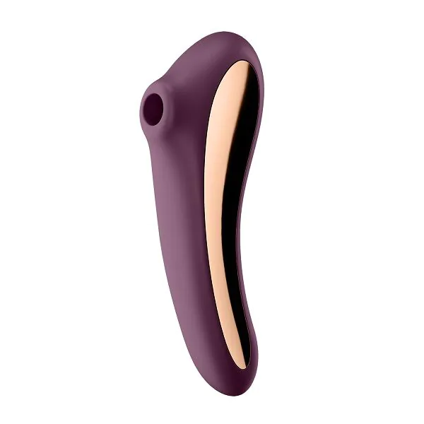 Satisfyer Dual Kiss Massager Vinrød Intimmassager