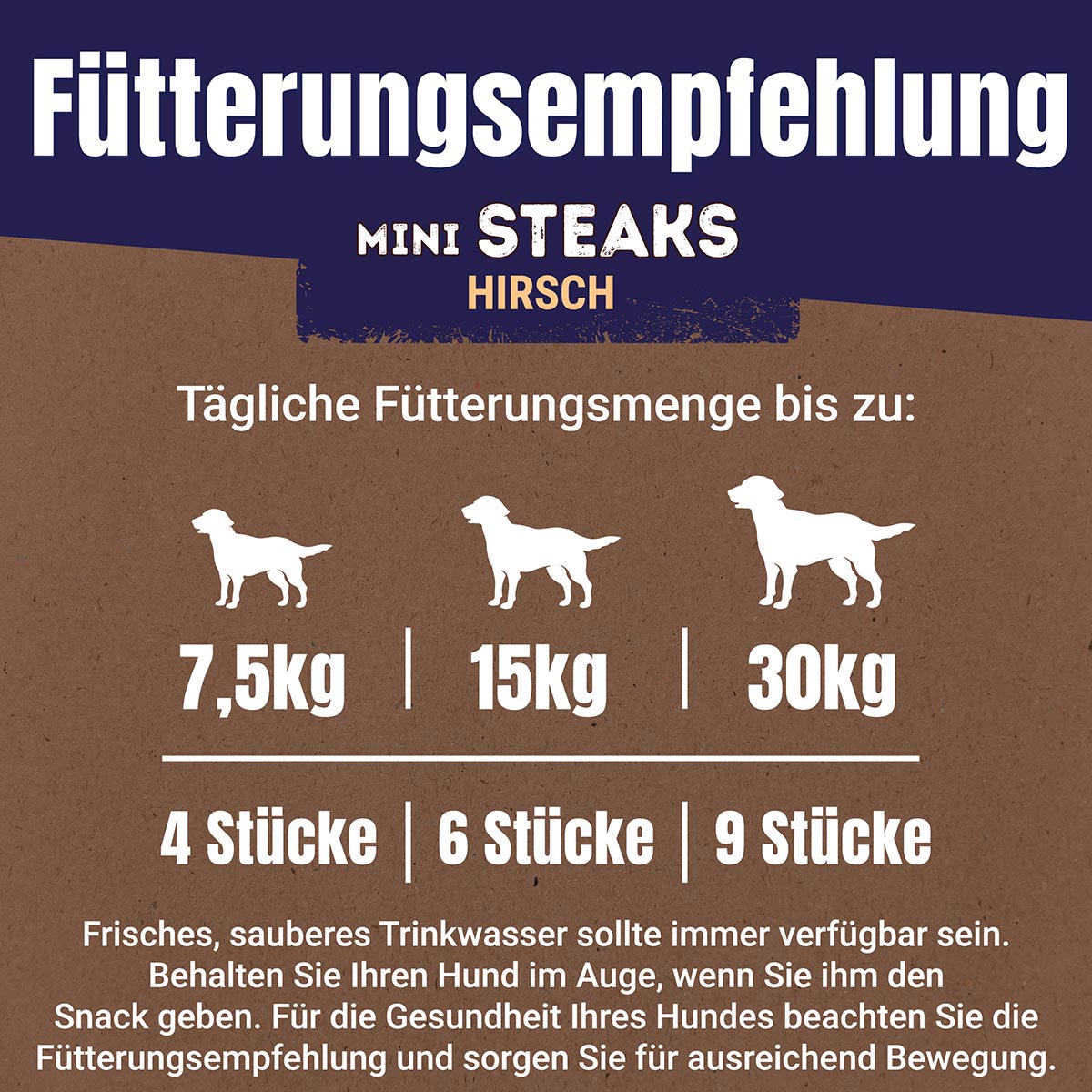 Purina AdVENTuROS Mini Steaks Hundeleckerli getreidefrei mit Hirsch