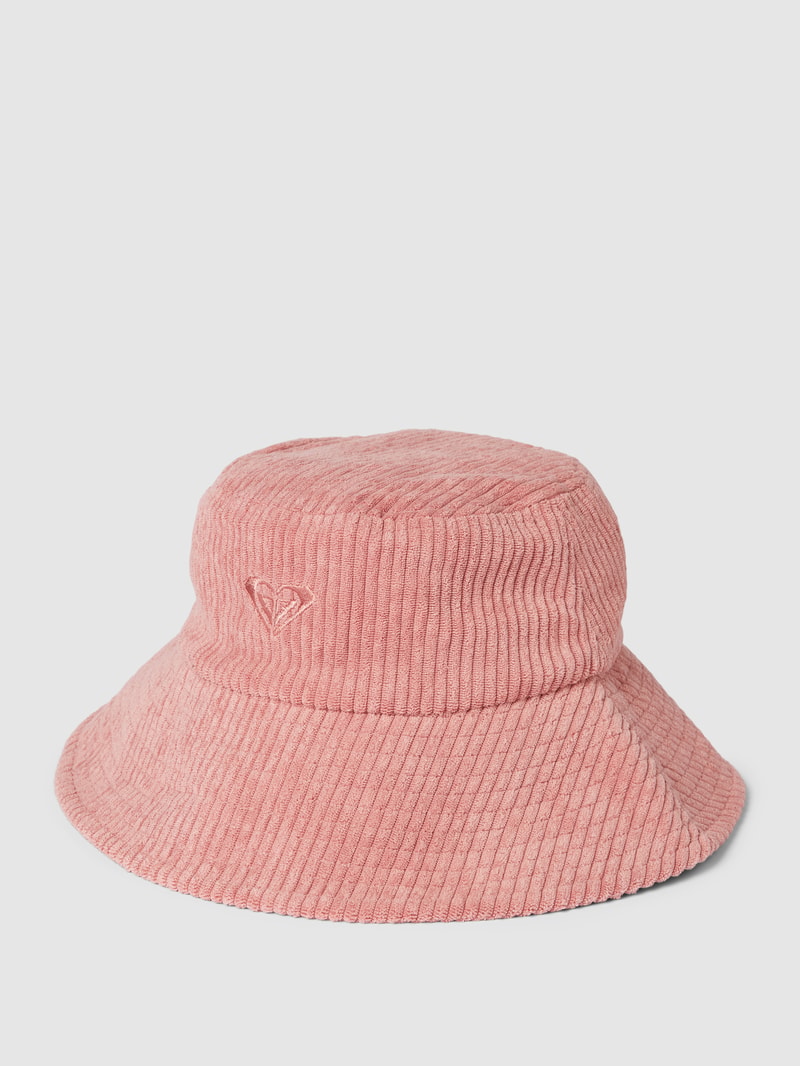 Bucket Hat mit Label-Stithcing Modell 'DAY OF SPRING' in rosa