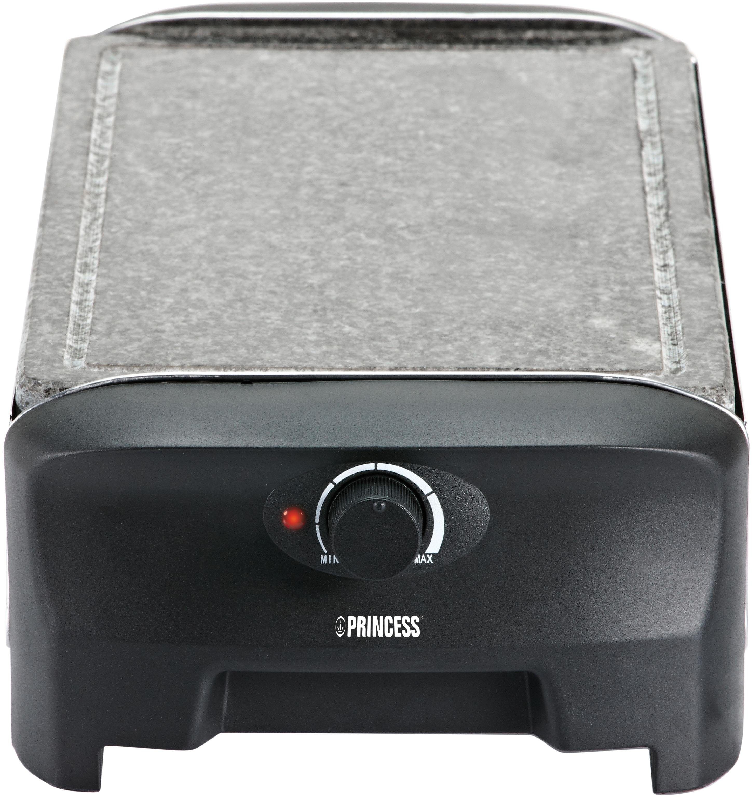 PRINCESS Raclette Stonegrillparty 162830, 8 Raclettepfännchen, 1400 W