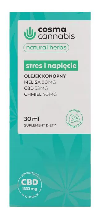 Cosma Cannabis Stress og Spænding Oral Olie