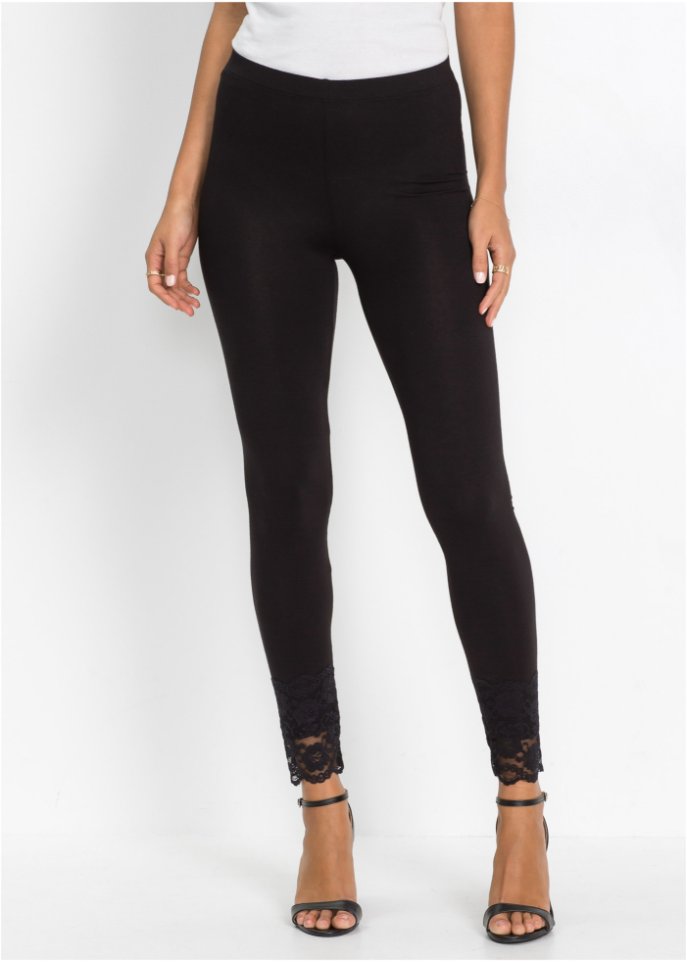 Leggings mit Spitze