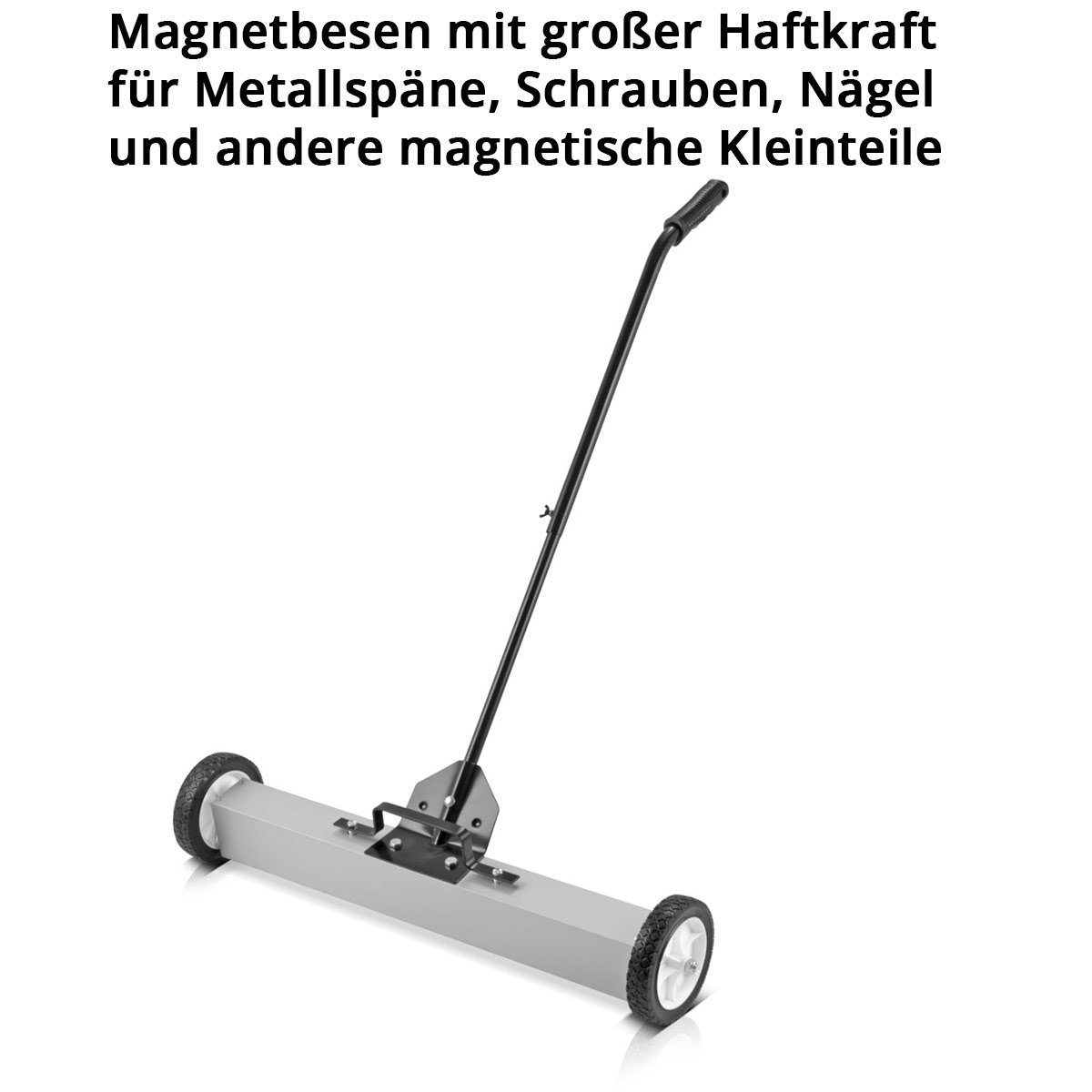 STAHLWERK Handkehrmaschine Magnet-Bodenkehrer MBK-30 ST mit 762 mm Breite, 76,2 cm Arbeitsbreite, (Packung, 1-St)