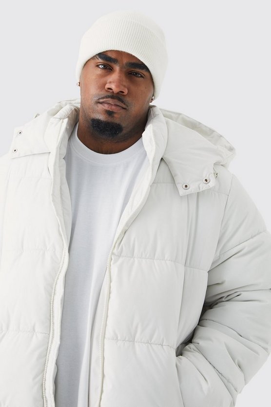 Plus matte Steppjacke