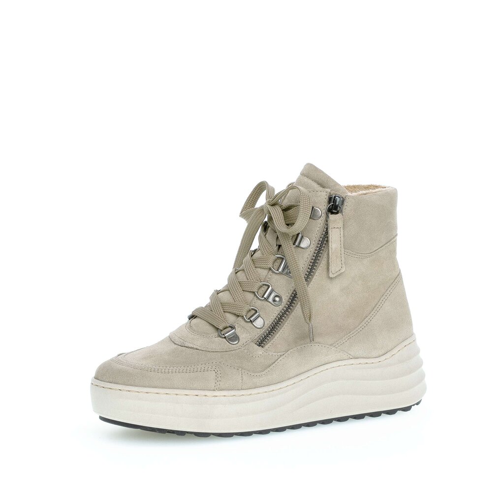 Gabor comfort Schnürstiefelette beige