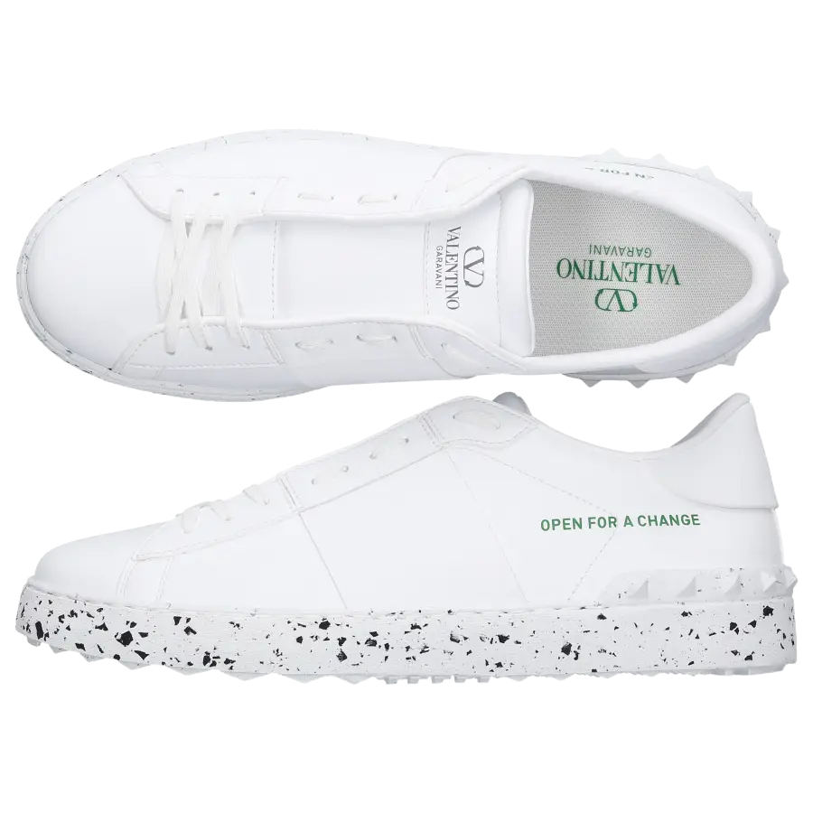 Valentino Garavani - Sneaker low OPEN Biologisches Material - weiß