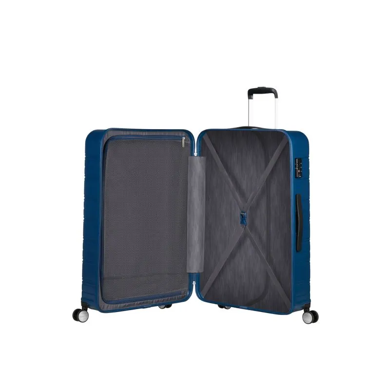American Tourister HIGH TURN Trolley L SPINNER 77\/28 - Dark Navy