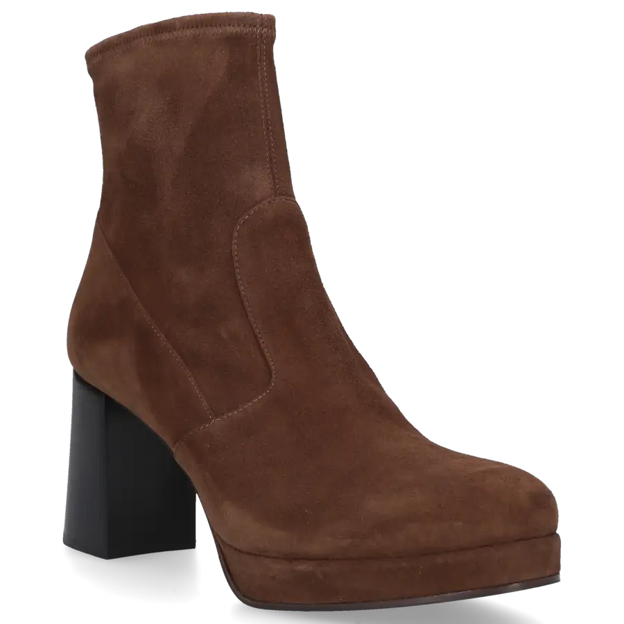 Truman's - Plateaustiefeletten 8242 Veloursleder - braun