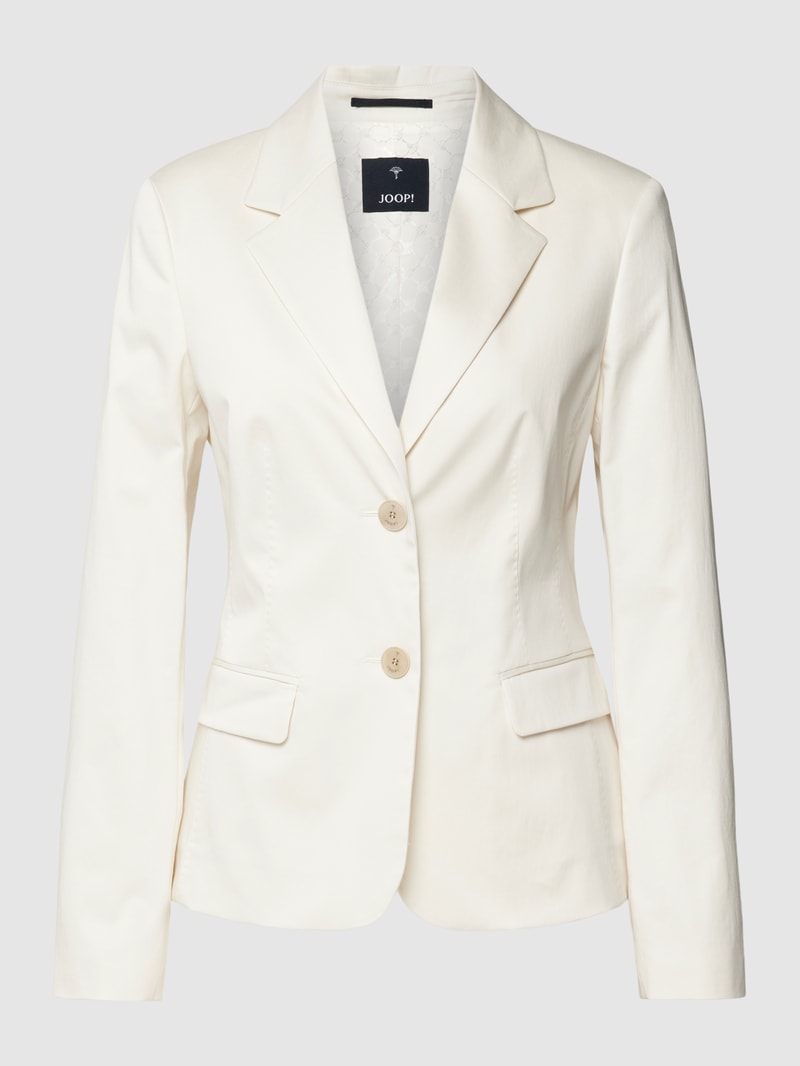 Blazer mit Reverskragen in offwhite