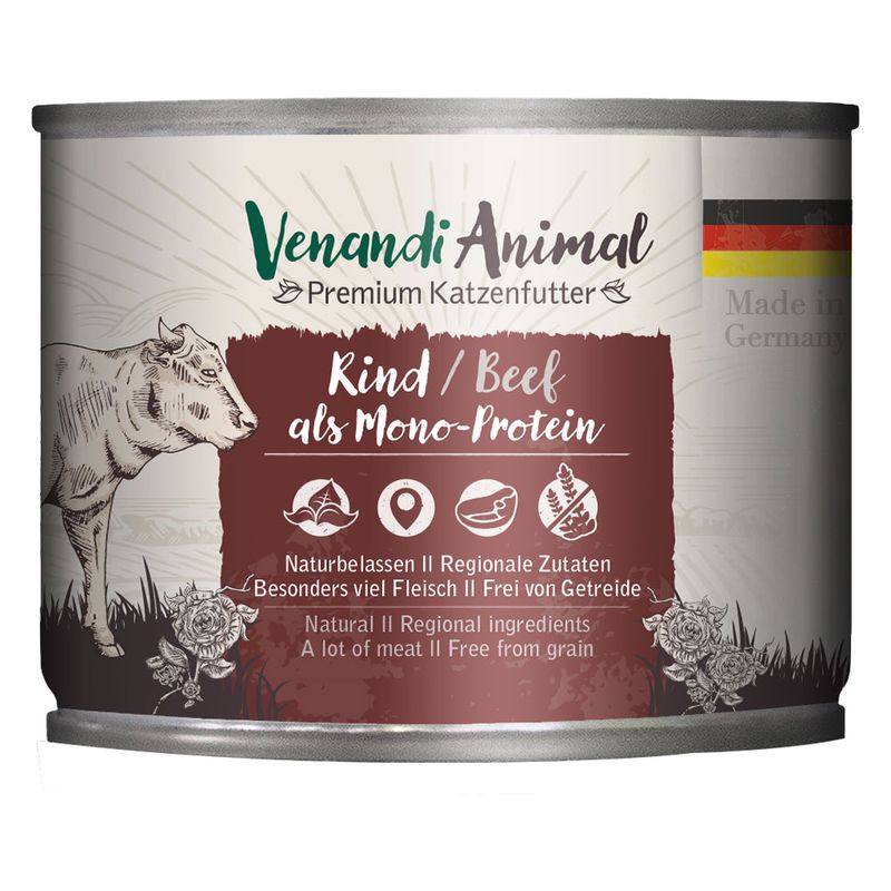 Sparpaket Venandi Animal Monoprotein 24 x 200 g