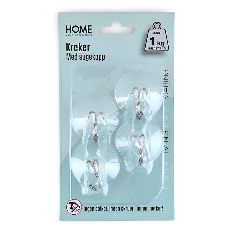 Home Krok 4-pk ø 4 cm m/sugekopp klar
