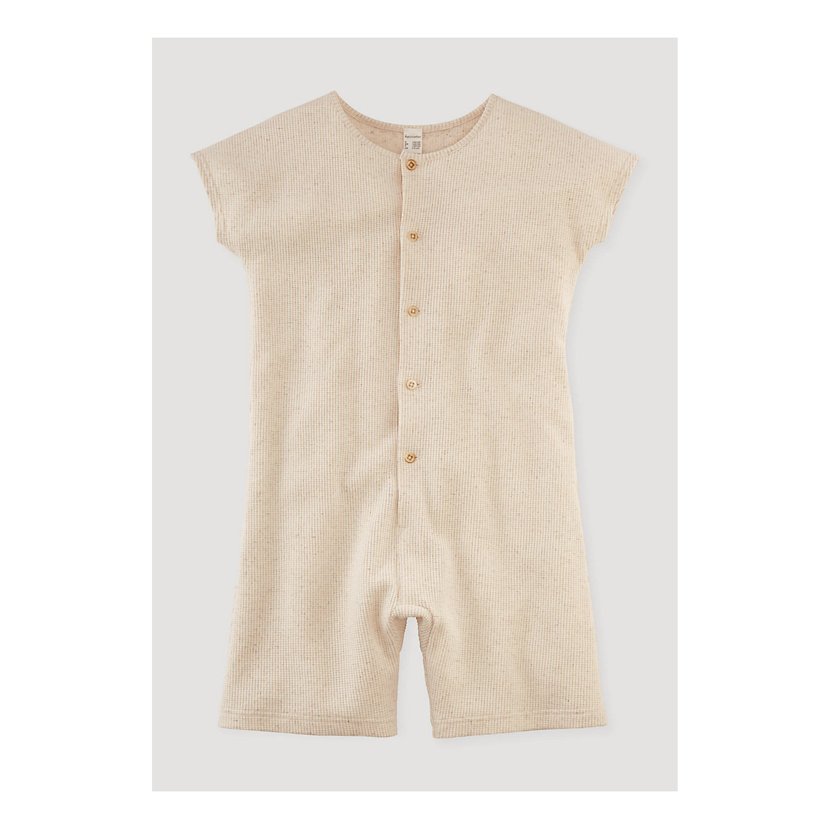 Jumpsuit aus Bio-Baumwolle mit Leinen für Kinder