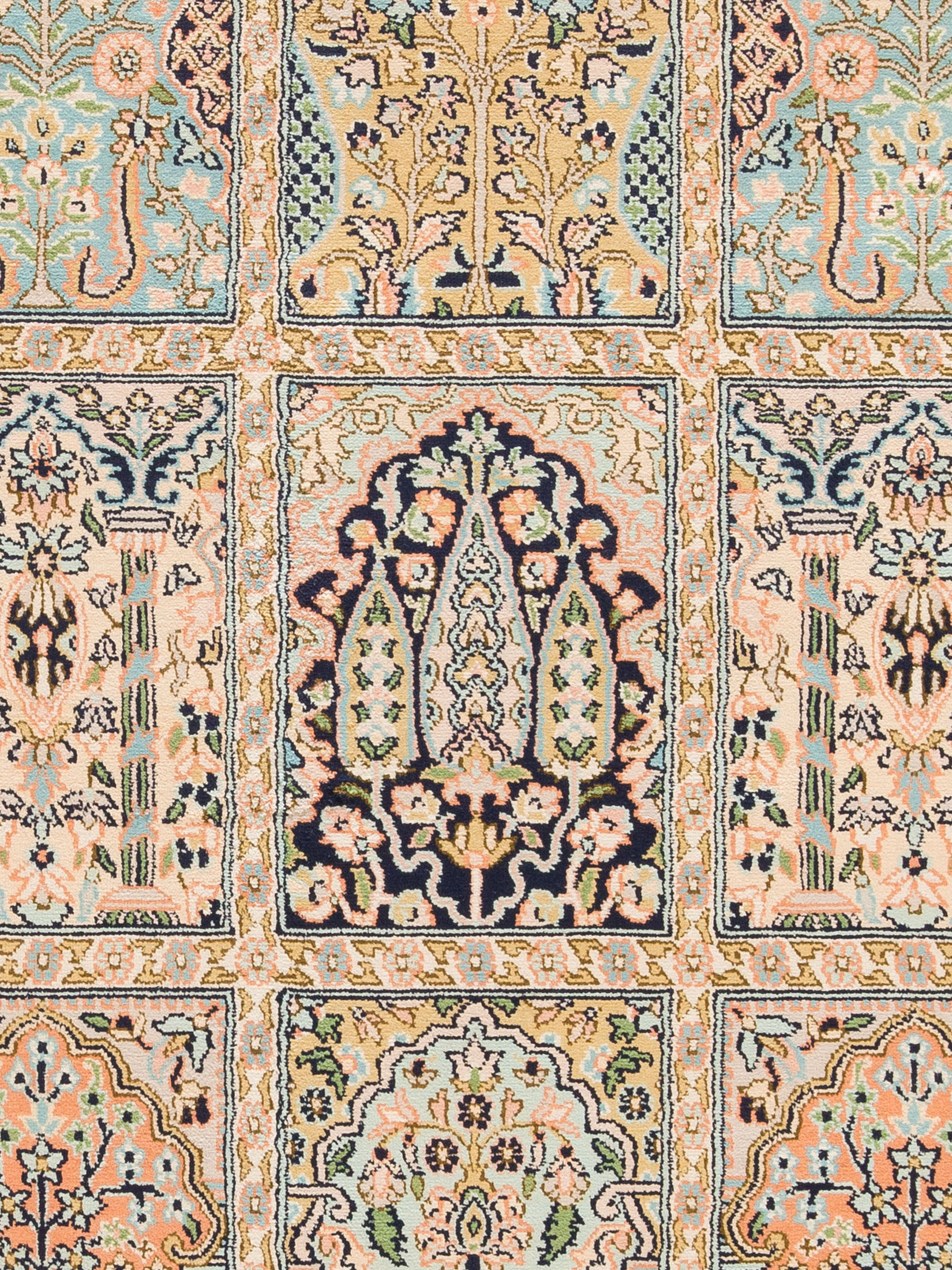 Kaschmir Seide 18/18 ca. 149 x 221 cm, Unikat / Einzelstück