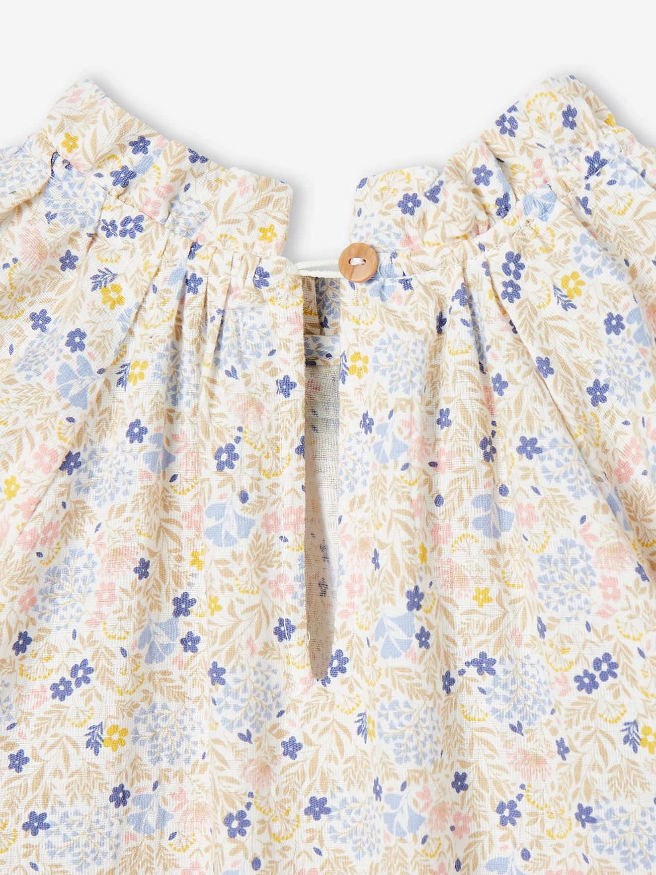 Blouse fille écru