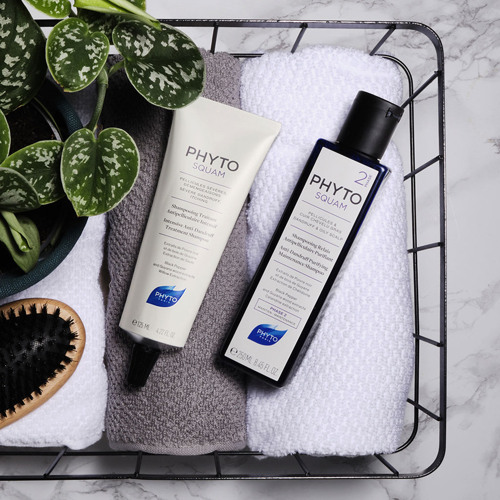 Phyto PHYTOSQUAM SHAMPOOING TRAITANT ANTIPELLICULAIRE INTENSIF TUBE 125ML SHAMPOOING ANTIPELLICULAIRE