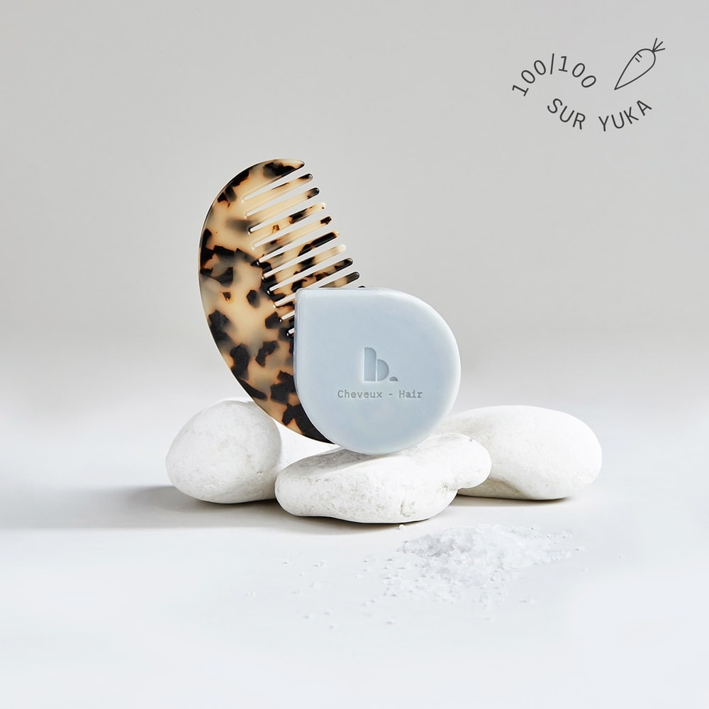 beaudy Shampoing Solide Cheveux Secs - Huiles d'Avocat & d'Argan - 75g Shampoing Solide