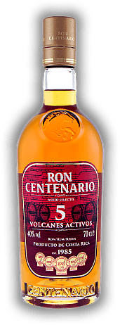 Ron Centenario 5 Volcanes Activos Ron Centenario 5 Volcanes Activos  0,7	 Liter - Vol 40%