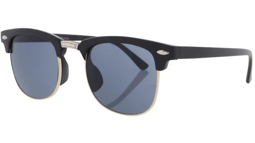 Basley Sun KIDS Sonnenbrille 8028-A-50 Kunststoff Schwarz/Gold