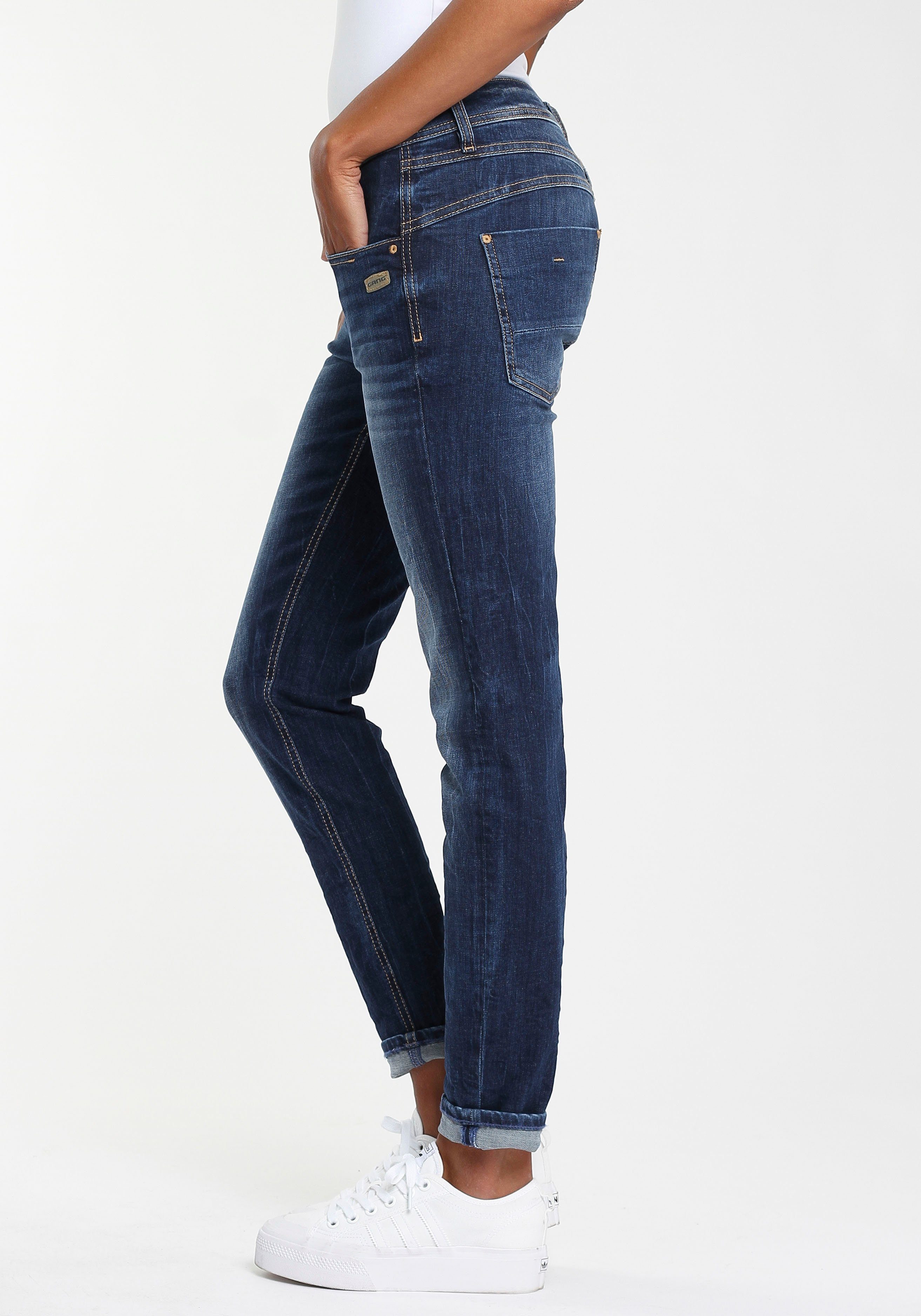 GANG Relax-fit-Jeans 94AMELIE mit doppelter rechter Gesäßtasche