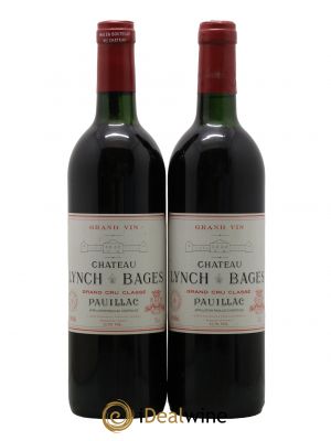 Château Lynch Bages 5ème Grand Cru Classé  1986 - Lot de 2 Bouteilles