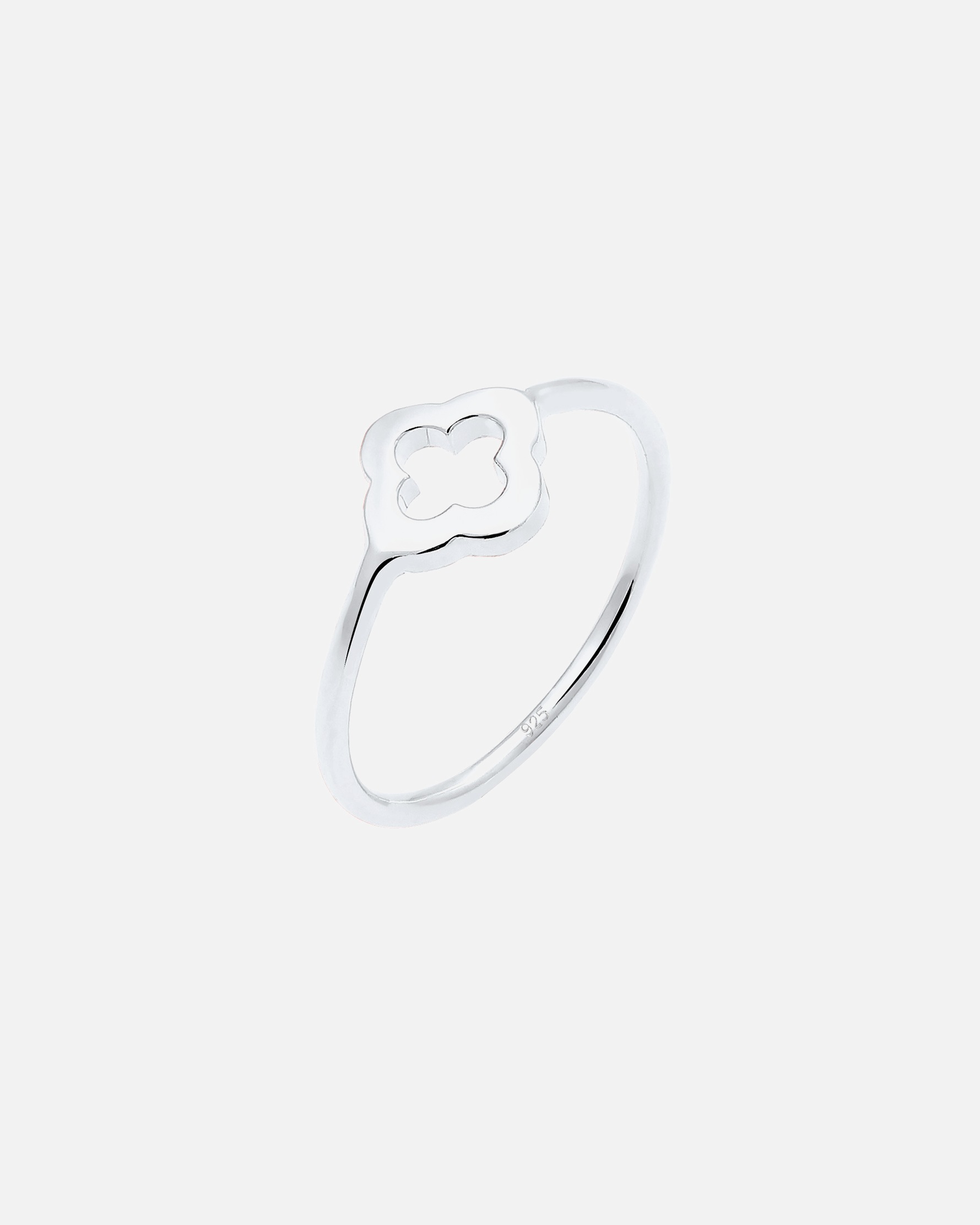 Bague Elli trèfle porte-bonheur, argent sterling 925