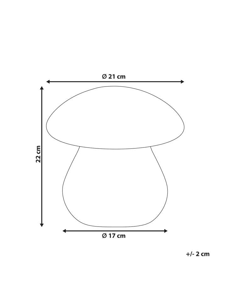 Beliani LED-Tischlampe für den Außenbereich TUIRA in Weiß günstig kaufen onesize