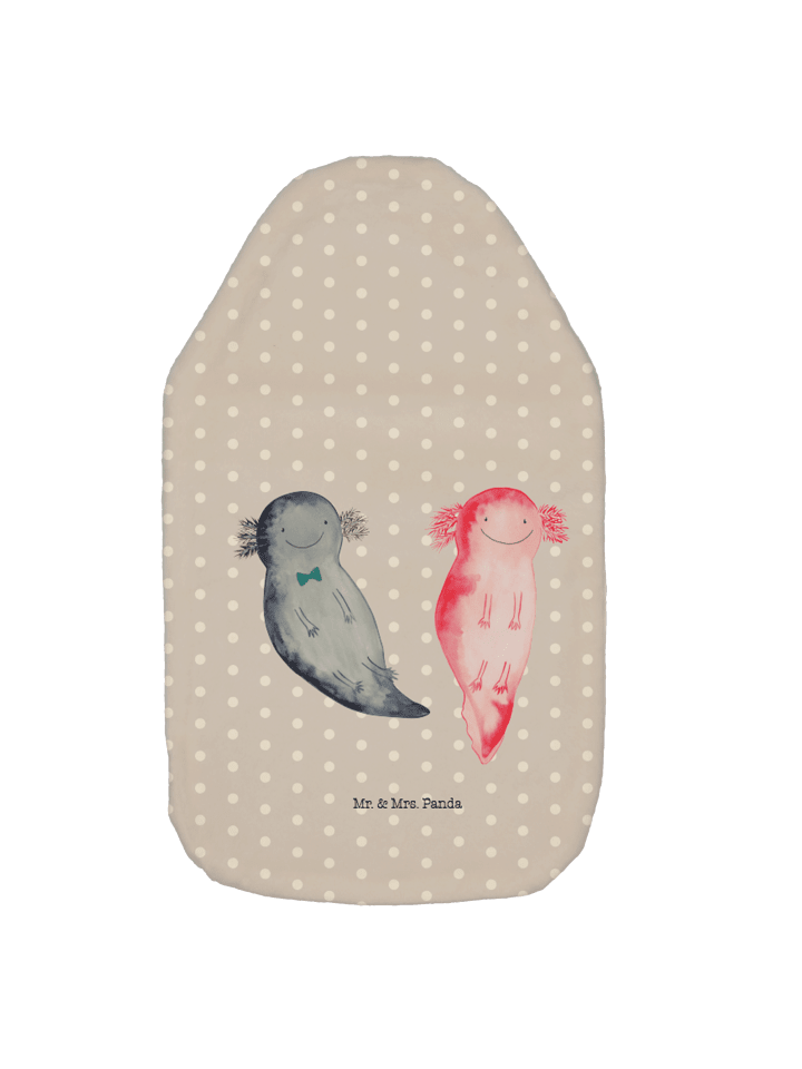 Mr. & Mrs. Panda Wärmflasche Axolotl Freundin ohne Spruch in Grau Pastell günstig kaufen onesize