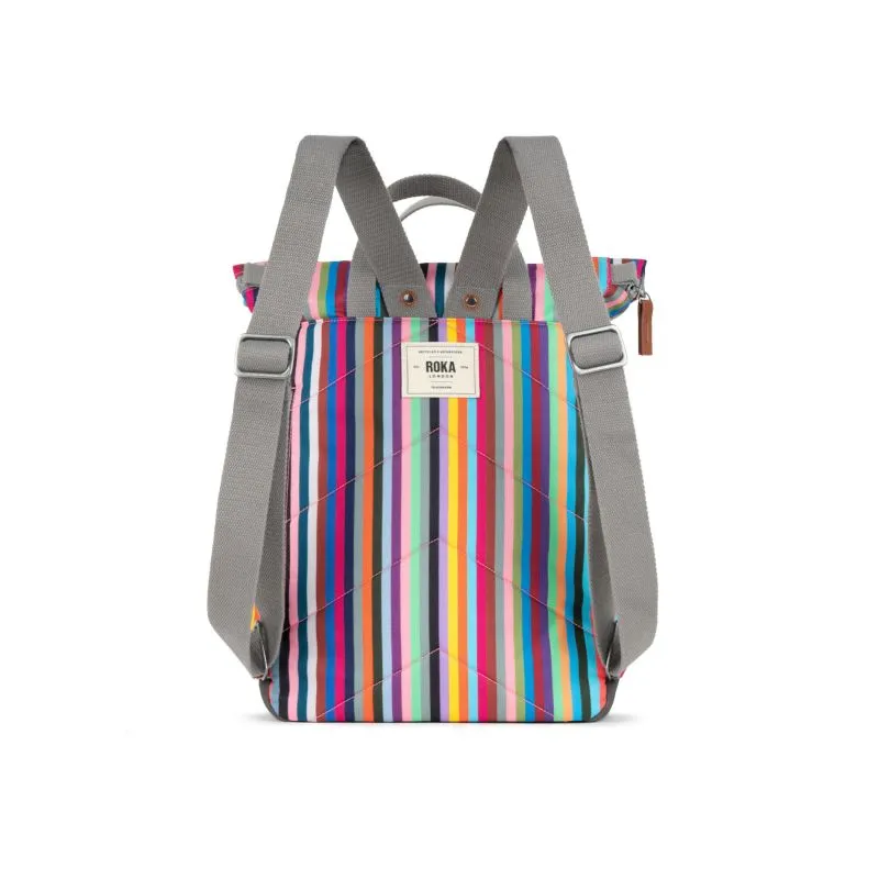 Roka London Rolltop Canfield Medium - Multi Stripe