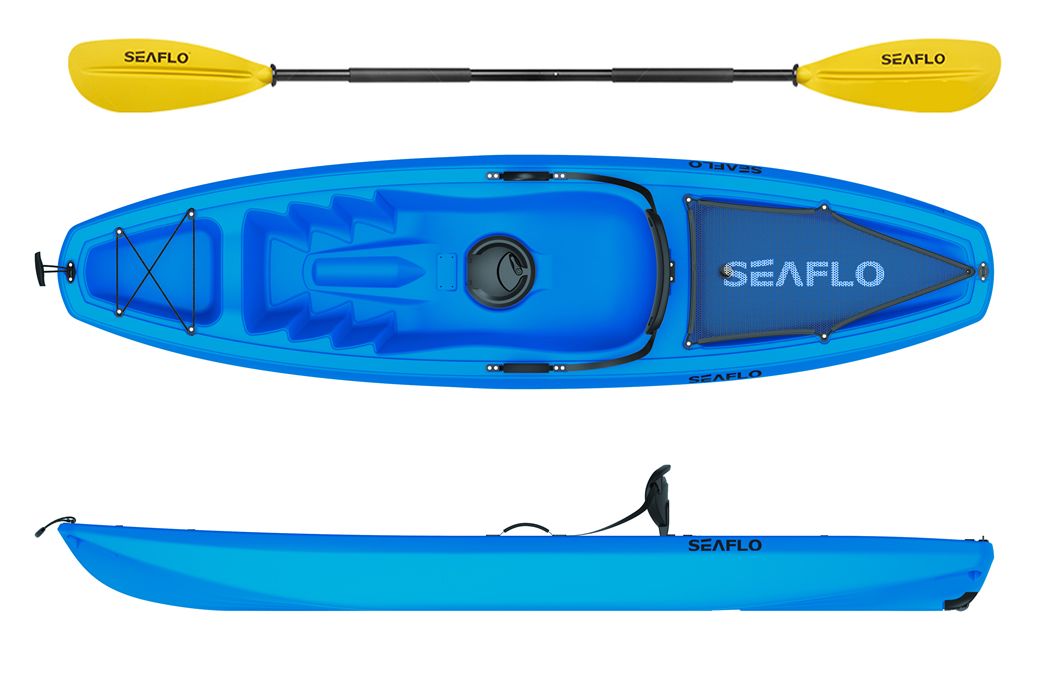 Seaflo Sit on Top blaues Kajak