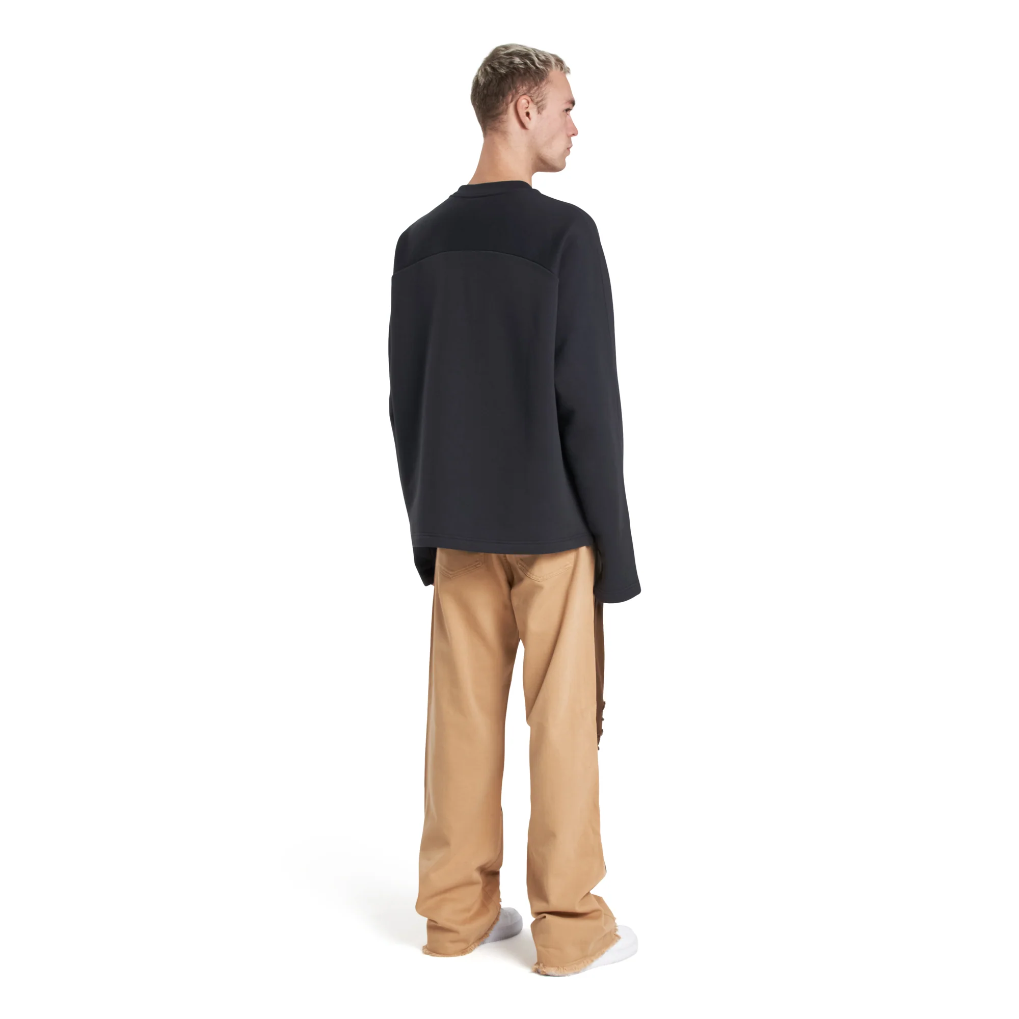 Sand Brown Flared Carpenter Denim