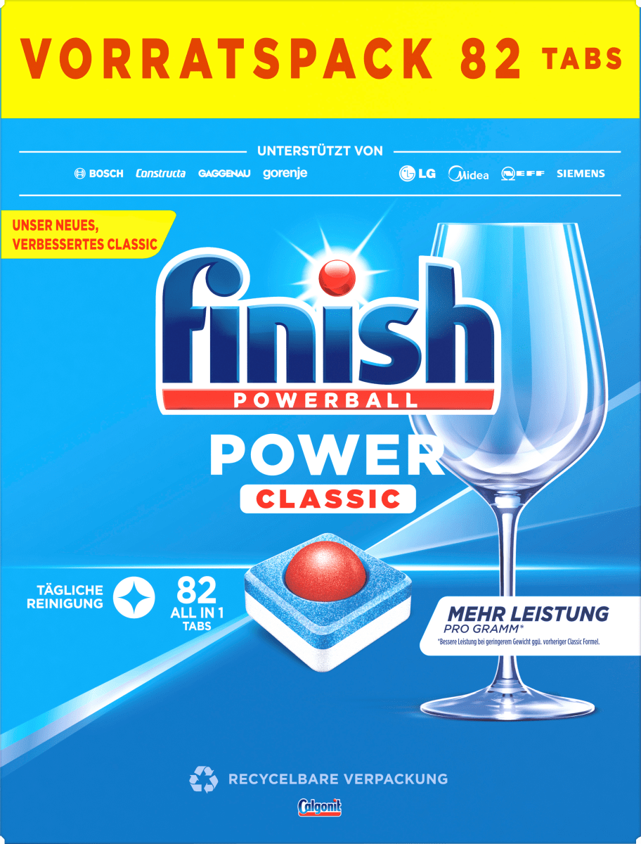 Spülmaschinen -Tabs Power Classic, 82 St