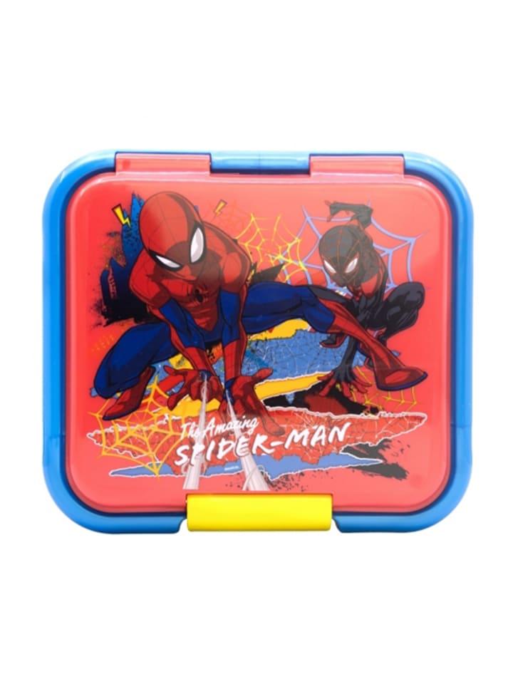 Spiderman Kinder Premium Brotdose Lunchbox mit 3 Fächern in Gelb günstig kaufen onesize