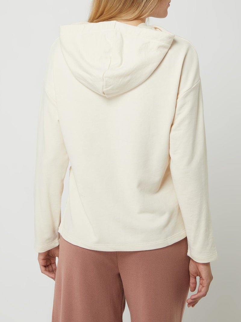 Hoodie mit Logo-Details in sand