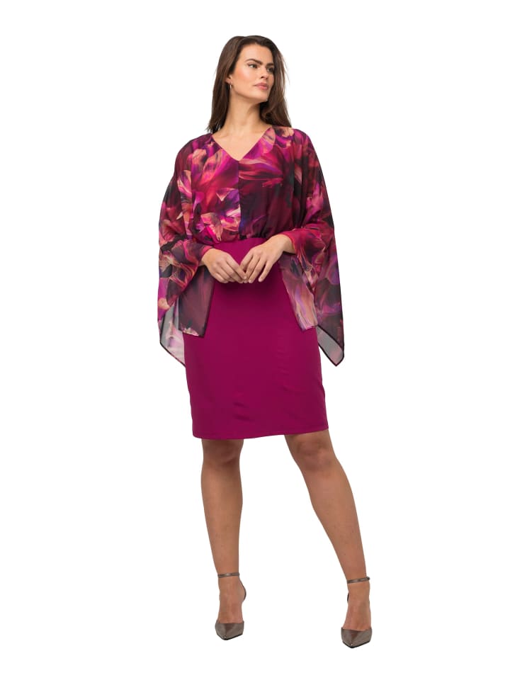 Ulla Popken Abendkleid in magenta günstig kaufen