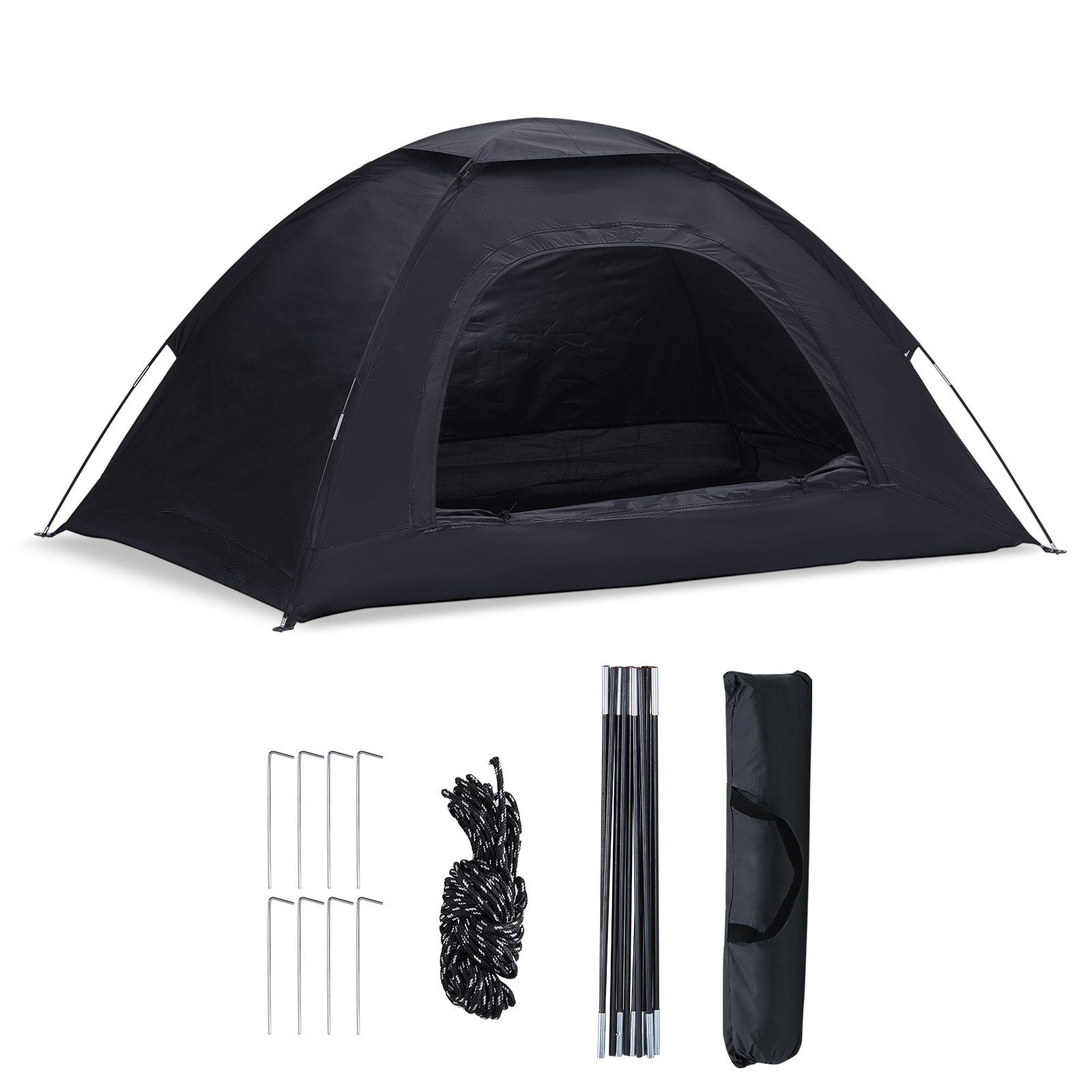 LEMROE Kuppelzelt Campingzelt, Personen: 2, mit Tragetasche