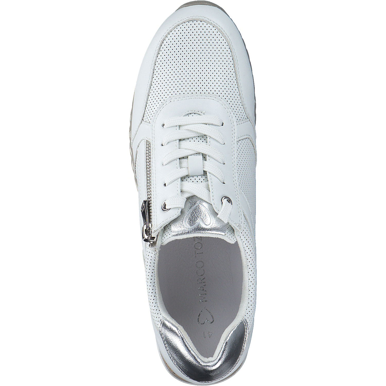 Marco Tozzi 23782, Schnürschuhe, Damen, Weiß