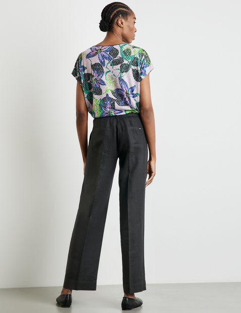 Leinenhose MIR꞉JA WIDE LEG mit Dehnbund