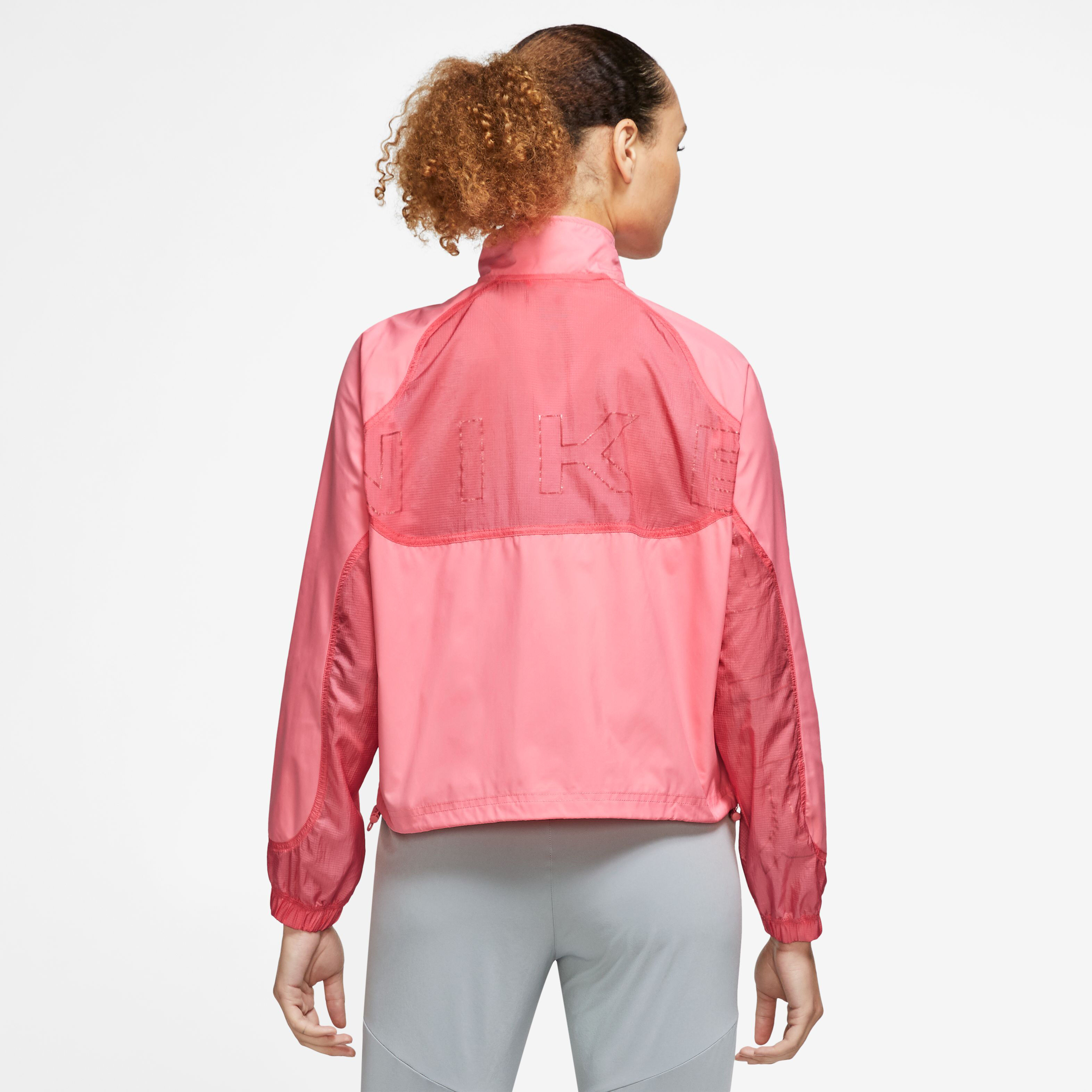 Dri-Fit Air Laufjacke Damen - Apricot, Orange