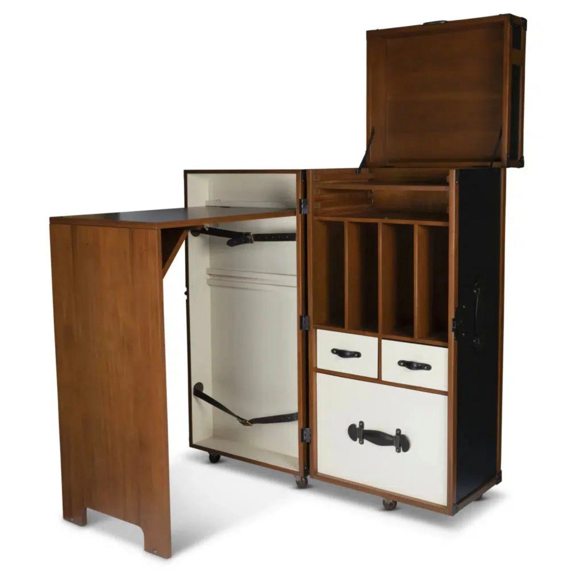 AUTHENTIC MODELS Barschrank EXPLORER DESK TRUNK Schreibtisch Truhe