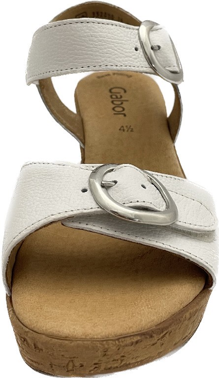 GABOR Klassische Sandalen weiss