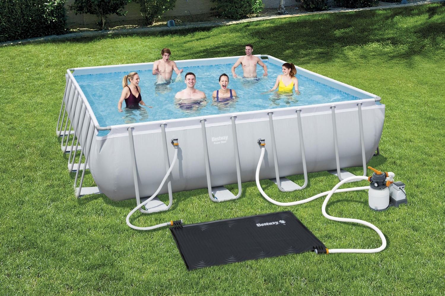 Bestway Pool-Solarkollektor Bestway Flowclear Solar-Poolheizung 110 x 171 cm, (Bestway Flowclear Solar-Poolheizung für Filtersysteme)