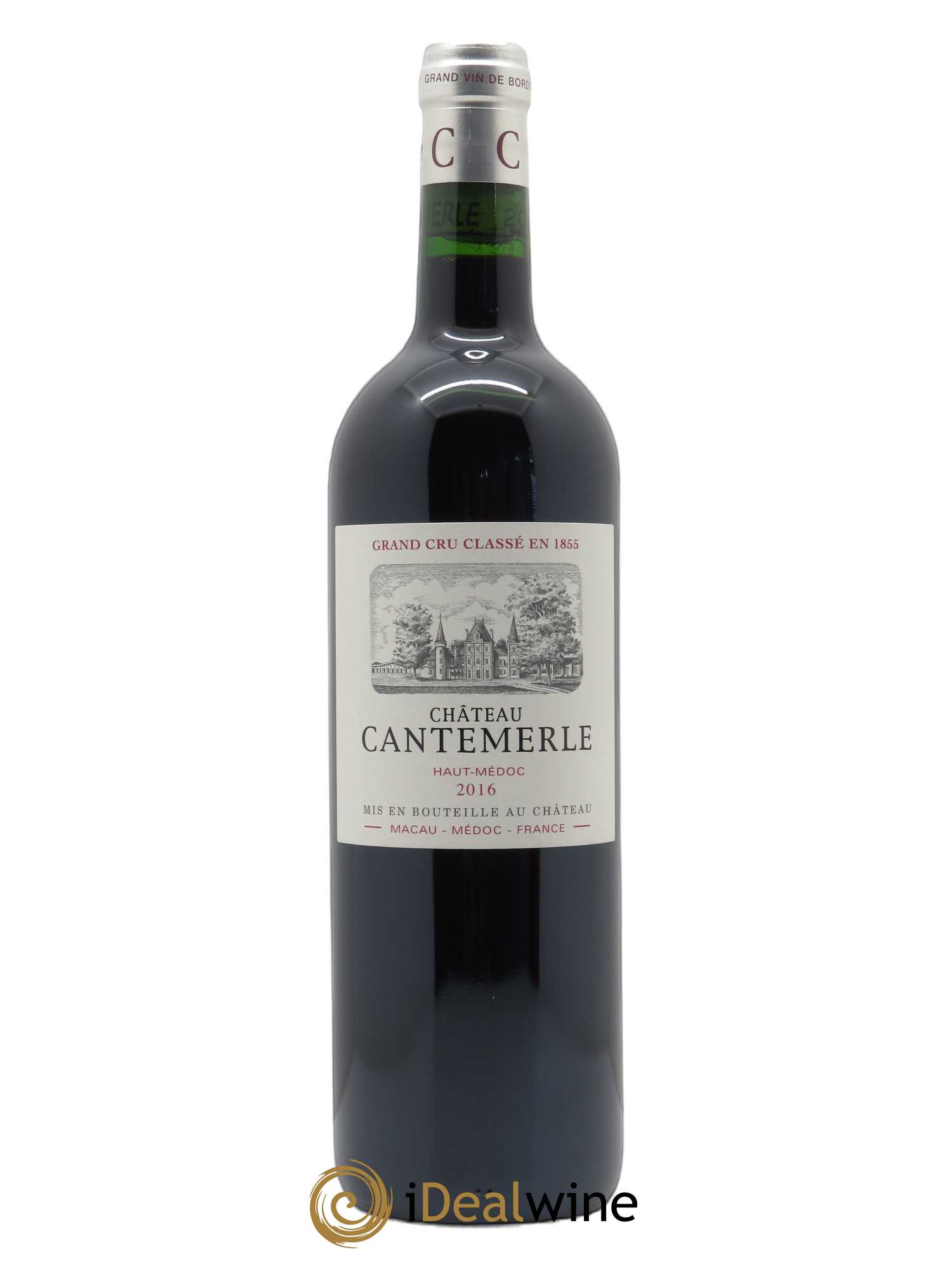 Château Cantemerle 5ème Grand Cru Classé (CBO à partir de 12 bts) 2016 - Lot de 1 Bouteille