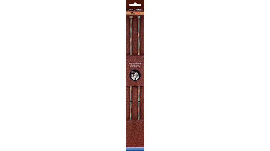 Lana Grossa Jackenstricknadel Holz 35 cm Stärke 5