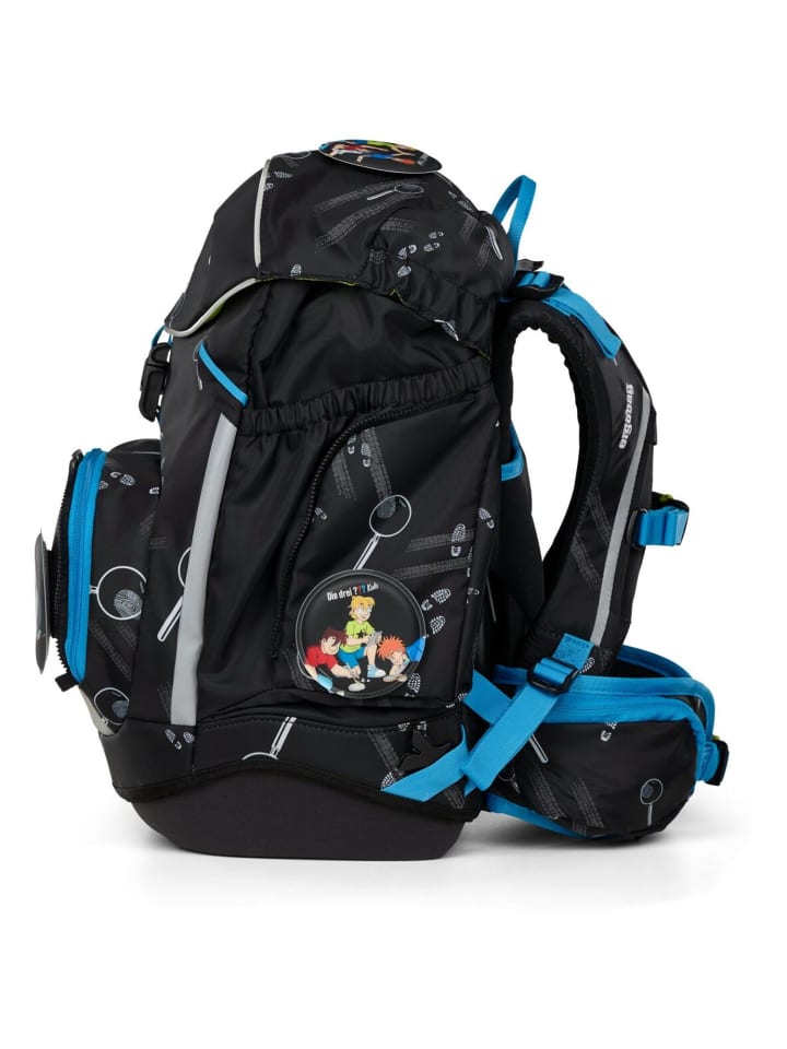Ergobag Schulrucksack Set 6-tlg. Die drei Fragezeichen Kids Bärdektiv 2025 in schwarz günstig kaufen onesize
